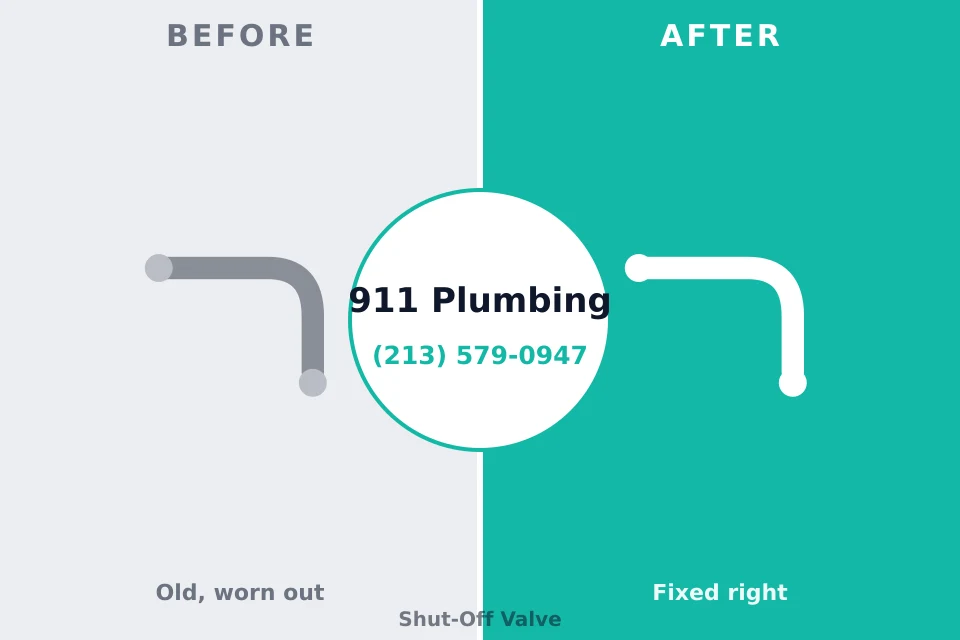 Before and after: plumbing repair Green Hill, TN